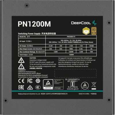 блок питания Deepcool 1200W PN1200M GamerStorm Black Черный