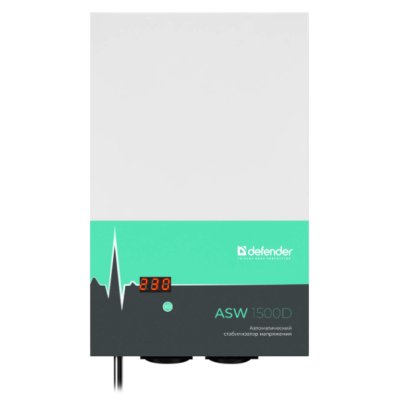 стабилизатор напряжения Defender ASW 1500D Белый