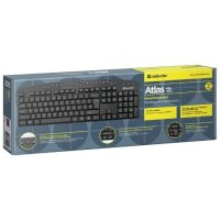 клавиатура Defender Atlas HB-450 Черный