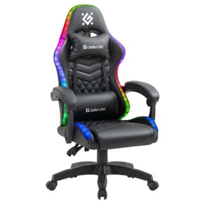 игровое кресло Defender Core Black черный