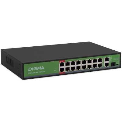 коммутатор Digma DSP216F-1G-1C-R300