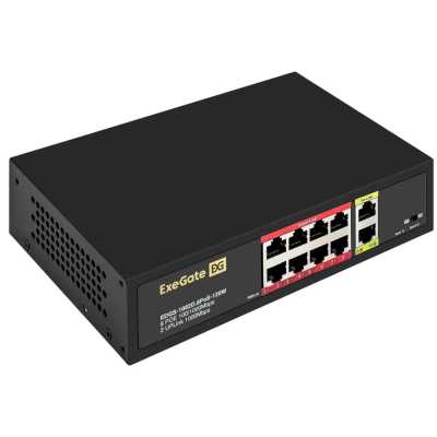 коммутатор ExeGate EDGS-1082D.8PoE-120W