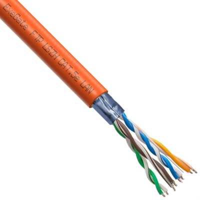 витая пара ExeGate FUTP4-C5e-CCA-S24-IN-LSZH-OR-305 EX300624RUS