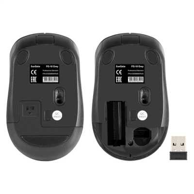 мышь ExeGate Professional Standard FG-10 Grey Черный