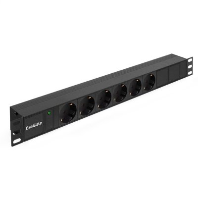 блок розеток ExeGate ServerPro PDU-19H601 Al-6S-C14