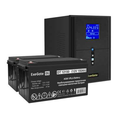ИБП ExeGate SineTower SZ-2000.LCD.AVR.3SH.1C13.USB EX296855RUS