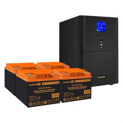 ИБП ExeGate SineTower SZ-3000.LCD.AVR.3SH.1C13.RJ.USB EX296864RUS