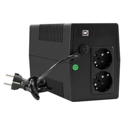 ИБП ExeGate Smart LB-1000.LCD.AVR.2SH.USB EX299507RUS Черный