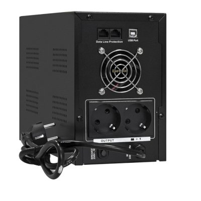 ИБП ExeGate SpecialPro Smart LLB-2000.LCD.AVR.2SH.RJ.USB Черный