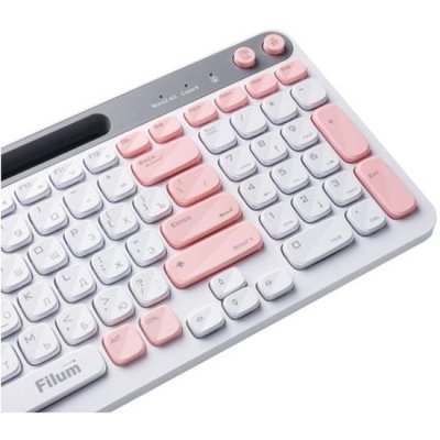 клавиатура Filum FL-WKB05 Бежевый-розовый