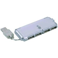разветвитель USB Gembird UHB-C244 серый