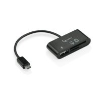разветвитель USB Gembird UHB-OTG-01 черный
