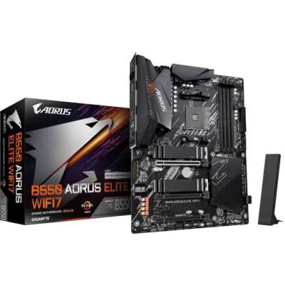 материнская плата GigaByte B550 Aorus Elite WiFi7 Черный