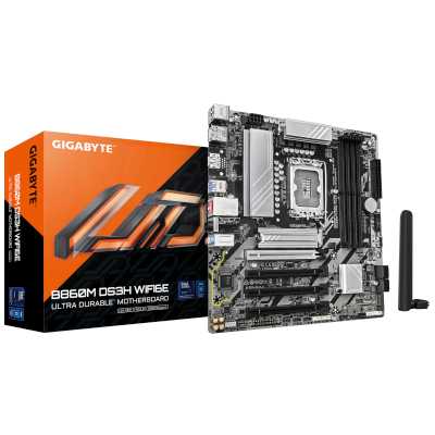 материнская плата GigaByte B860M DS3H WIFI6E Черный