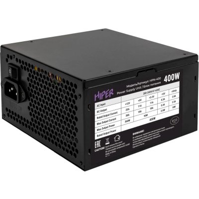блок питания Hiper 400W HPN-400 Черный