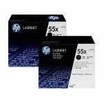 картридж HP 55X CE255XD черный