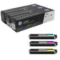 картридж HP 126A CF341A голубой, желтый, малиновый