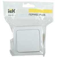 выключатель IEK Гермес Plus EVMP10-K01-10-54-EC Белый