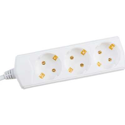сетевой удлинитель IEK У03 WYP10-10-03-05-Z-G белый