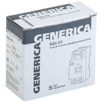 выключатель дифференциальный (УЗО) IEK ВД1-63 2Р 32А 30мА Generica MDV15-2-032-030