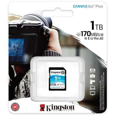 карта памяти Kingston Canvas Go! Plus 1TB SDG3/1TB
