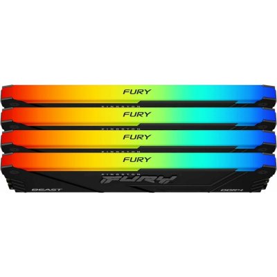 оперативная память Kingston Fury Beast Black RGB KF426C16BB2AK4/128