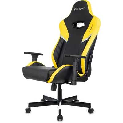 игровое кресло Бюрократ Knight Thunder 5X Black/Yellow черно-желтый