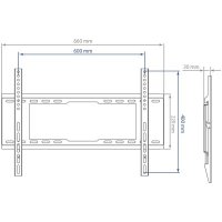 кронштейн Kromax Ideal-101 Black черный