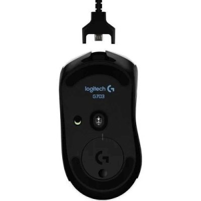 мышь Logitech G703 LightSpeed Hero 910-005644 Черный