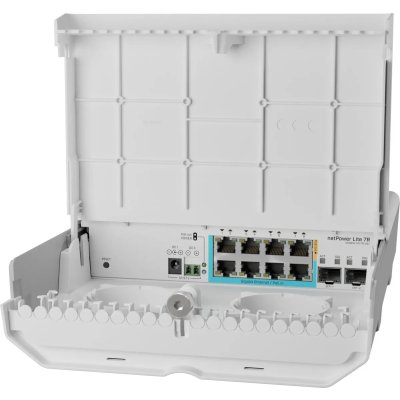 коммутатор MikroTik CSS610-1GI-7R-2S+OUT