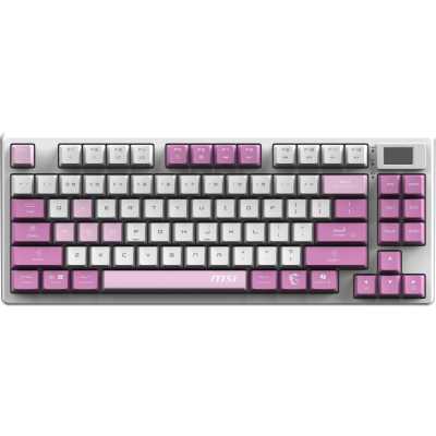 клавиатура MSI Forge GK600 TKL Violet Белый-фиолетовый