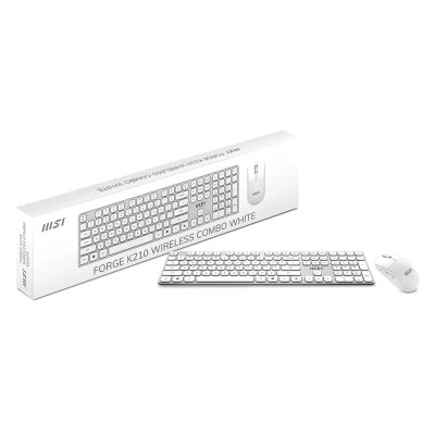 клавиатура MSI Forge K210 Wireless Combo White Белый