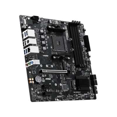 материнская плата MSI Pro B550M-P Черный