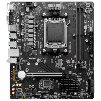 материнская плата MSI Pro B650M-E Черный