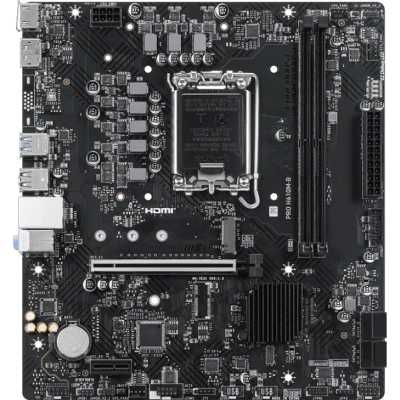 материнская плата MSI Pro H610M-B Черный