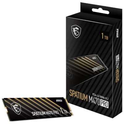 SSD диск MSI SPATIUM M470 Pro 1Tb S78-440L0J0-P83 Черный