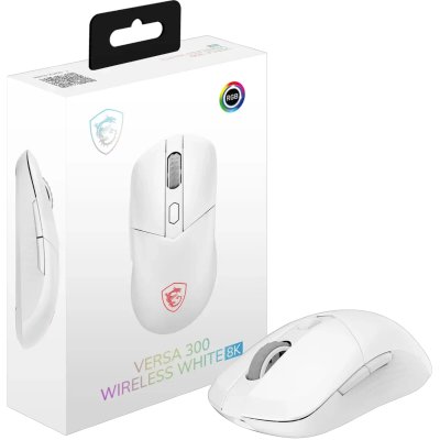 мышь MSI Versa 300 Wireless 8K White Белый