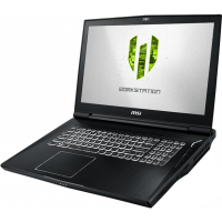 ноутбук MSI WT75 9SL-200 Черный