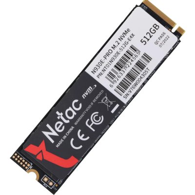 SSD диск Netac N930E Pro 512Gb NT01N930E-512G-E4X Черный