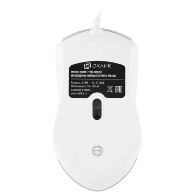 мышь Oklick 245M White Белый