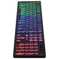 клавиатура Oklick 410MRL Black Черный
