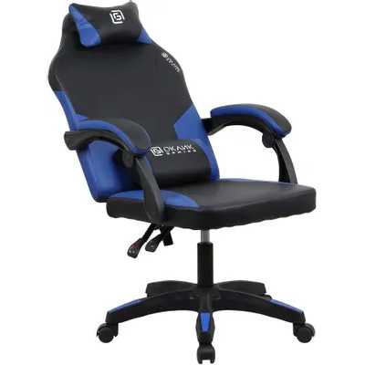 игровое кресло Oklick Spirit Black/Blue черно-синий