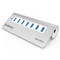разветвитель USB Orico M3H7 серый