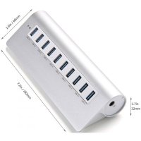 разветвитель USB Orico M3H73P-SV серебристый