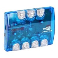 разветвитель USB Orient 007PSN синий