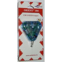 разветвитель USB Orient 104 синий