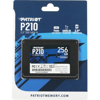 SSD диск Patriot P210 256Gb P210S256G25 Черный