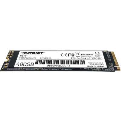 SSD диск Patriot P310 480Gb P310P480GM28 Черный