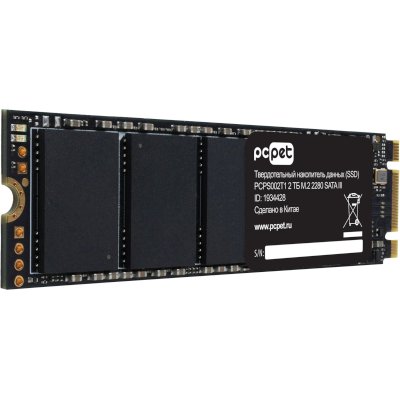 SSD диск PC PET 2Tb PCPS002T1 Черный