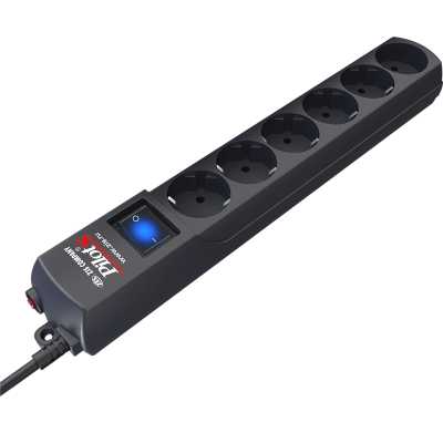 сетевой фильтр Pilot S 5m Graphite серый